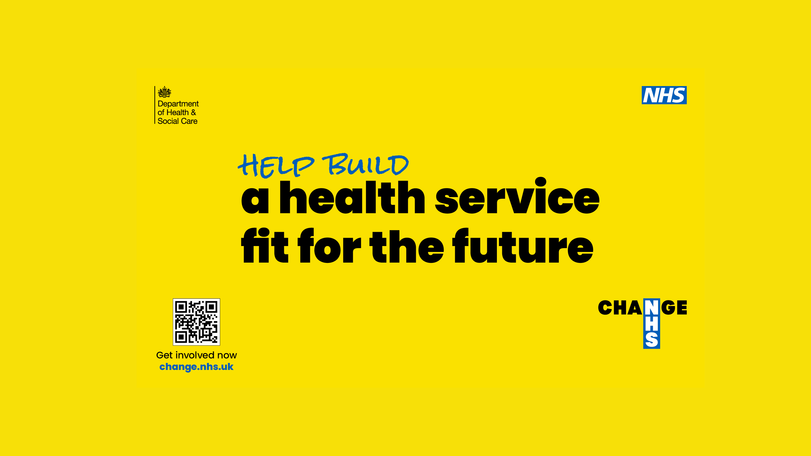 Change NHS: Help Build a Health Service Fit For the Future